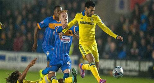 صلاح يصنع هدفاً لأسطورة تشيلسي في شيروسبري ليعبر "البلوز" لربع نهائي كابيتال وان .. فيديو